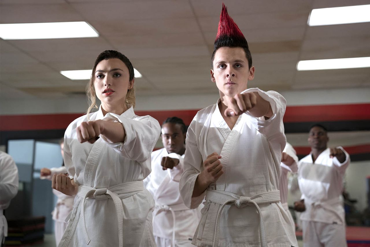 Peyton List and Jacob Bertrand in 'Cobra Kai'Credit: BOB MAHONEY/NETFLIX