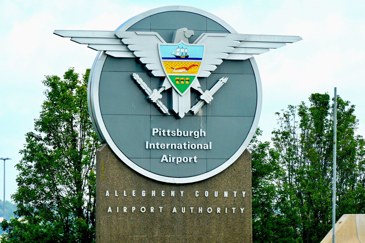 Signage for Pittsburgh International AirportCredit: Getty