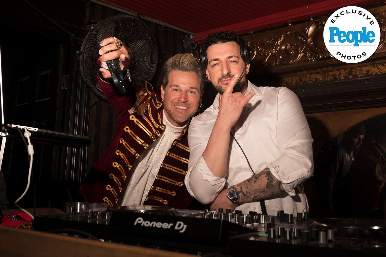 Ryan Cabrera with DJ Tommy CarlucciCredit: Adam Kent Photography