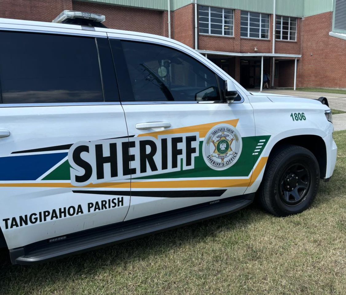 Tangipahoa Parish Sheriff's Office vehicleCredit: Tangipahoa Parish Sheriff's Office/Facebook