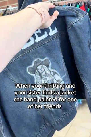 The jacket Martha made for her friend of 10 yearsCredit: Emily Holman/Tiktok