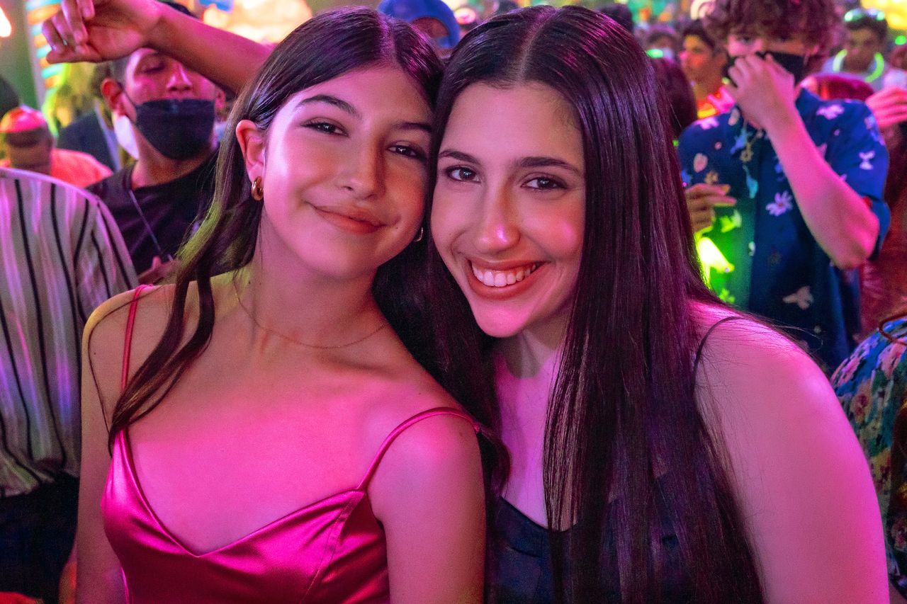 You Are SO Not Invited To My Bat Mitzvah, Sunny Sandler as Stacy Friedman and Sadie Sandler Sunny and Sadie Sandler in 'You Are So Not Invited to My Bat Mitzvah'Credit: Scott Yamano/Netflix