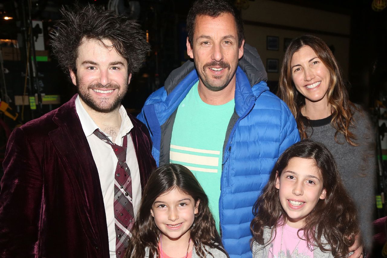 Adam Sandler, wife Jackie and daughters Sadie and Sunny at 'School of Rock' in 2016Credit: Bruce Glikas/Bruce Glikas/FilmMagic