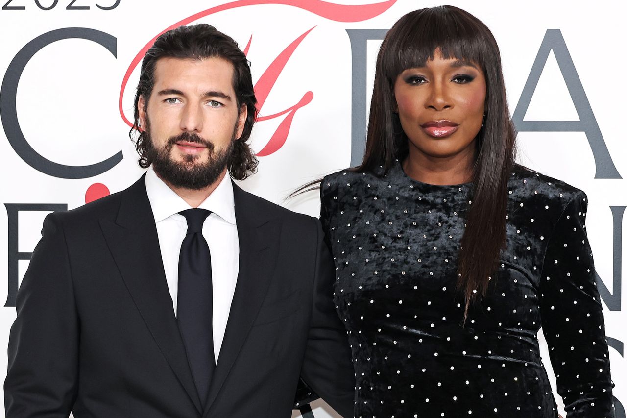 Andrea Preti and Venus Williams attend the 2025 CFDA Awards at The American Museum of Natural History on November 03, 2025 in New York City. Andrea Preti and Venus Williams attend the 2025 CFDA Awards in N.Y.C.Credit: Jamie McCarthy/WireImage