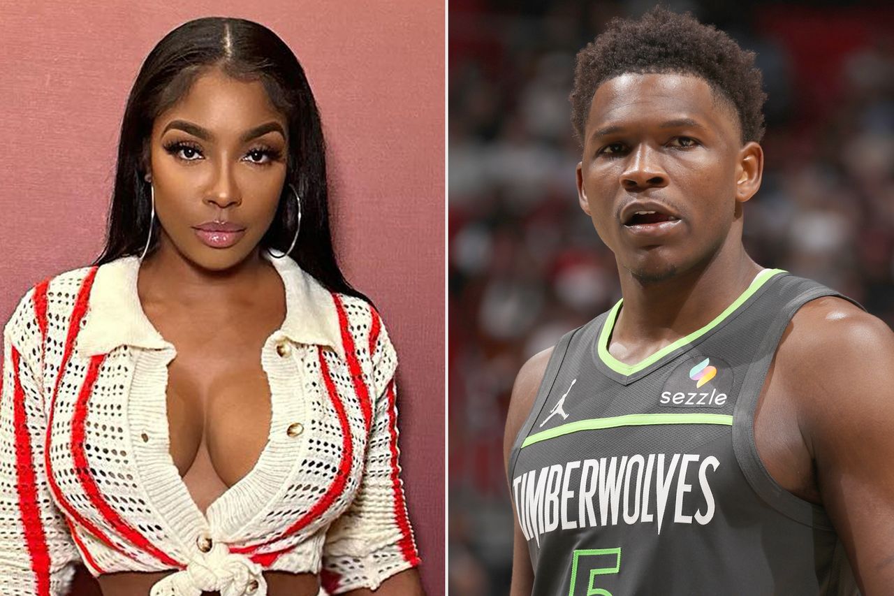 Ayesha Howard; Anthony EdwardsCredit: Ayesha Howard/Instagram; Issac Baldizon/NBAE via Getty