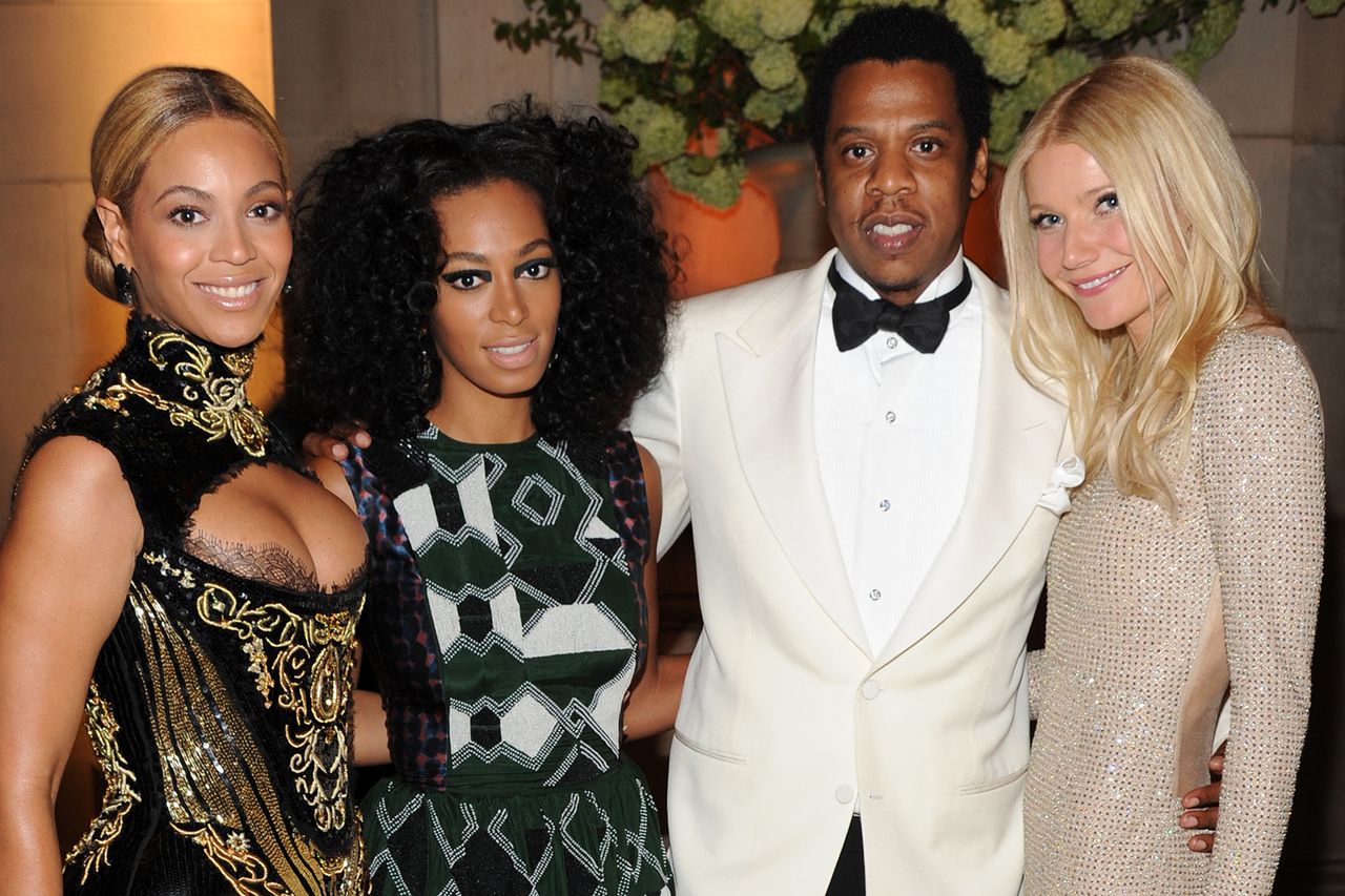 Beyoncé, Jay-Z and Gwyneth Paltrow attend the Metropolitan Museum of Arts 2011 Costume Institute Gala.Credit: Steve Eichner/WWD/Penske Media via Getty