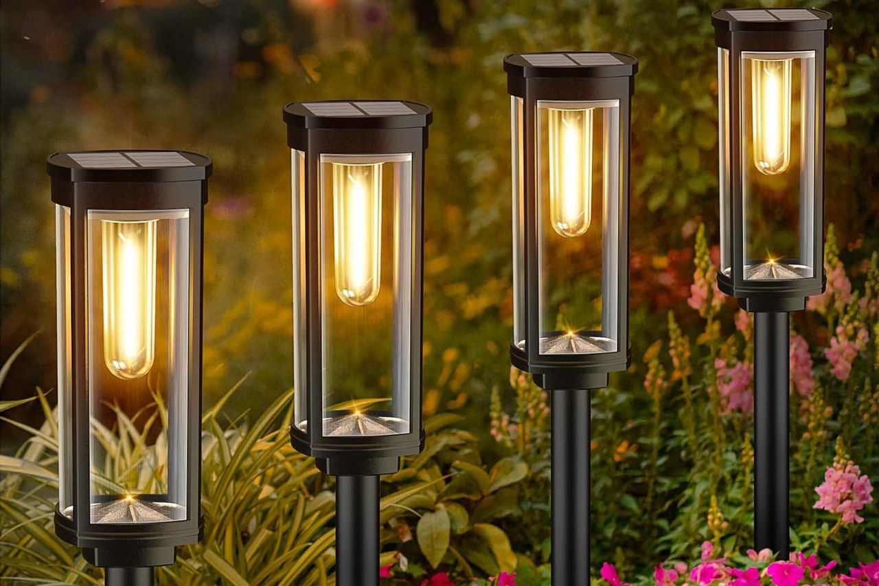 BITPOTT Bright Solar Pathway Lights Outdoor Credit: Amazon