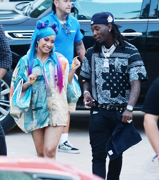 Cardi B & Offset At Coachella
