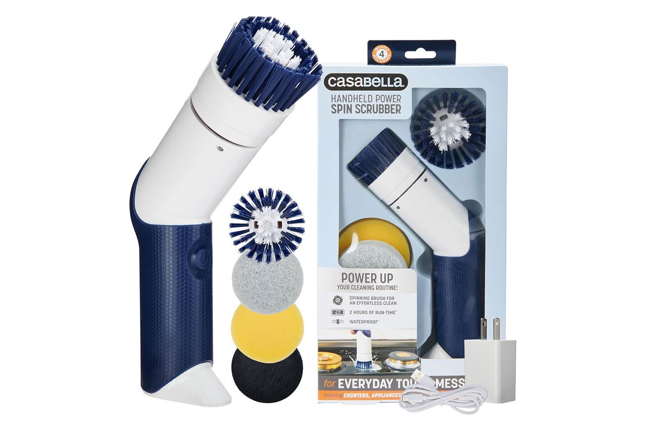 Casabella Power Spin Handheld Scrubber Credit: Amazon