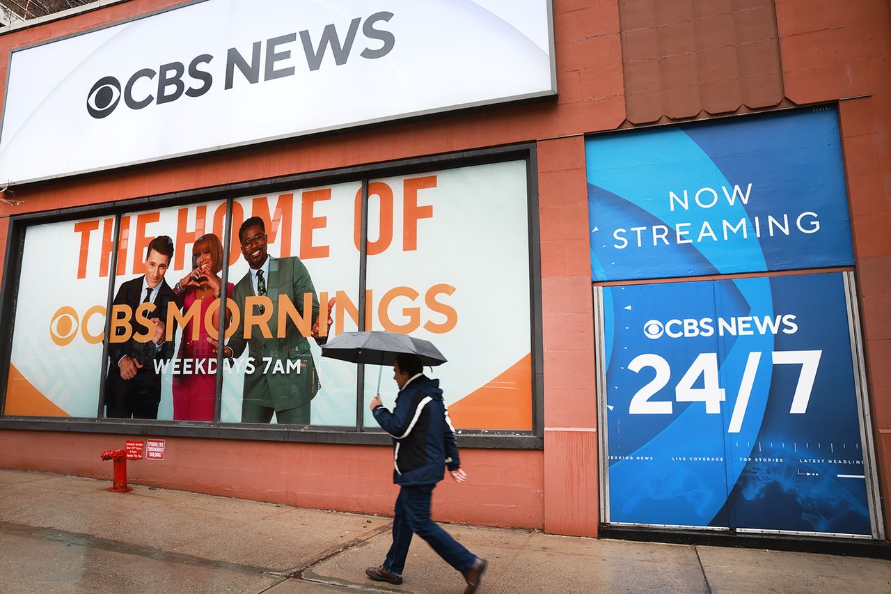 The CBS Broadcast Center in Manhattan on Dec. 23, 2025Credit: Spencer Platt/Getty