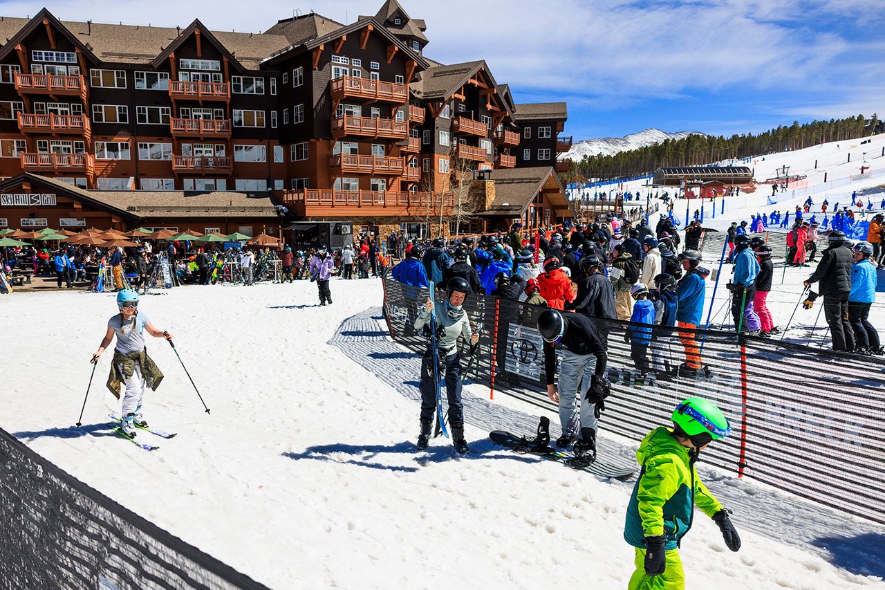 People board a lift line at Breckenridge Ski Resort as temperatures reach into the 50s on March 18, 2026 in Breckenridge, Colorado. People board a lift line Iine in Breckenridge, Colorado as temperatures reach into the 50s on March 18, 2026.Credit: Michael Ciaglo/Getty