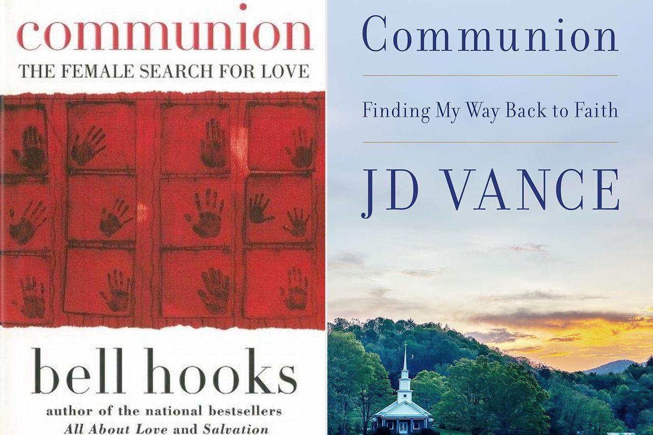 bell hooks' 'Communion: The Female Search for Love' (2002) and JD Vance's 'Communion: Finding My Way Back to Faith' (2026)Credit: Bell Hooks; JD Vance