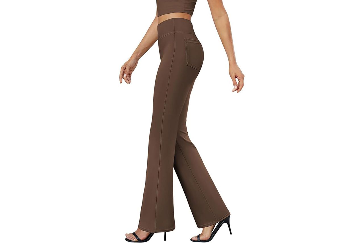 Womens Bootcut Dress Pants Business Casual Work Pants with Pockets Credit: Amazon