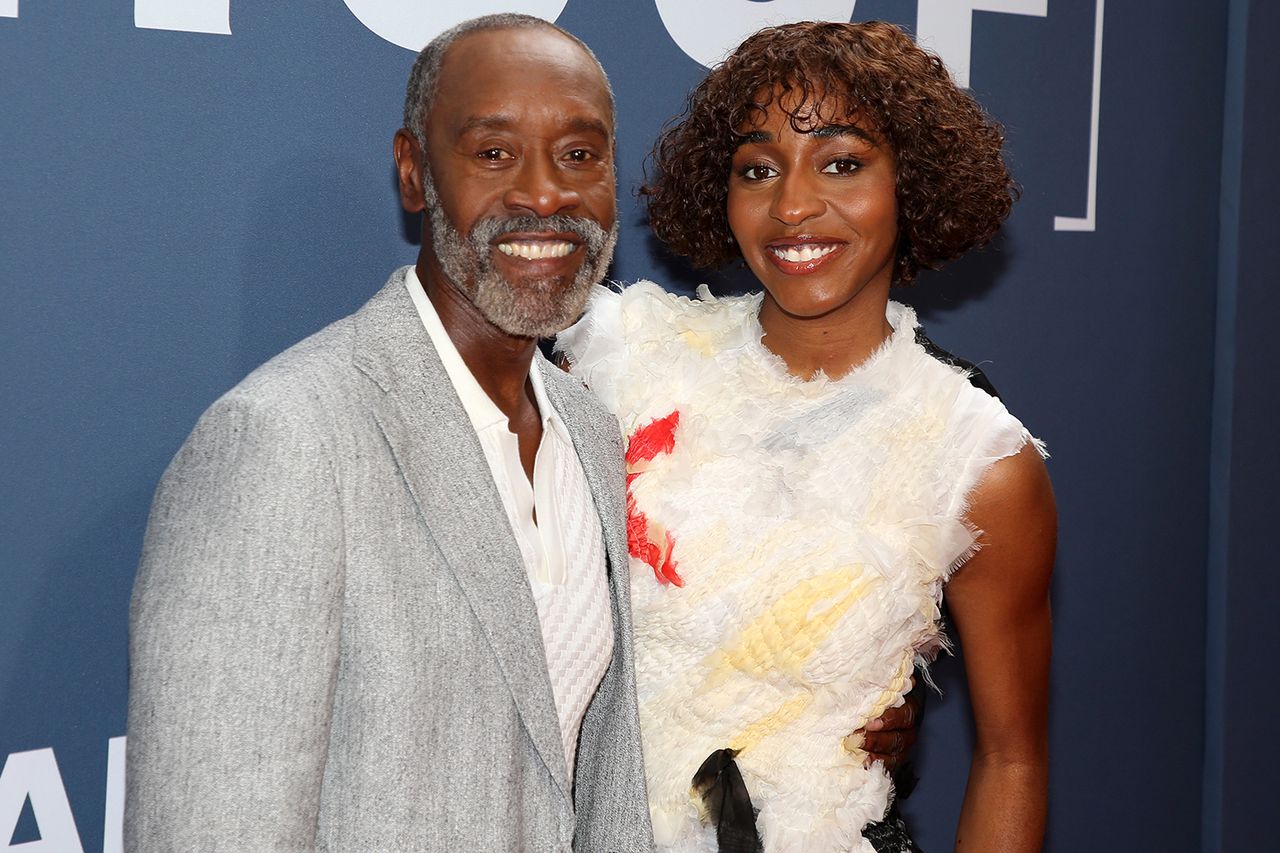 Don Cheadle and Ayo EdebiriCredit: Bruce Glikas/WireImage