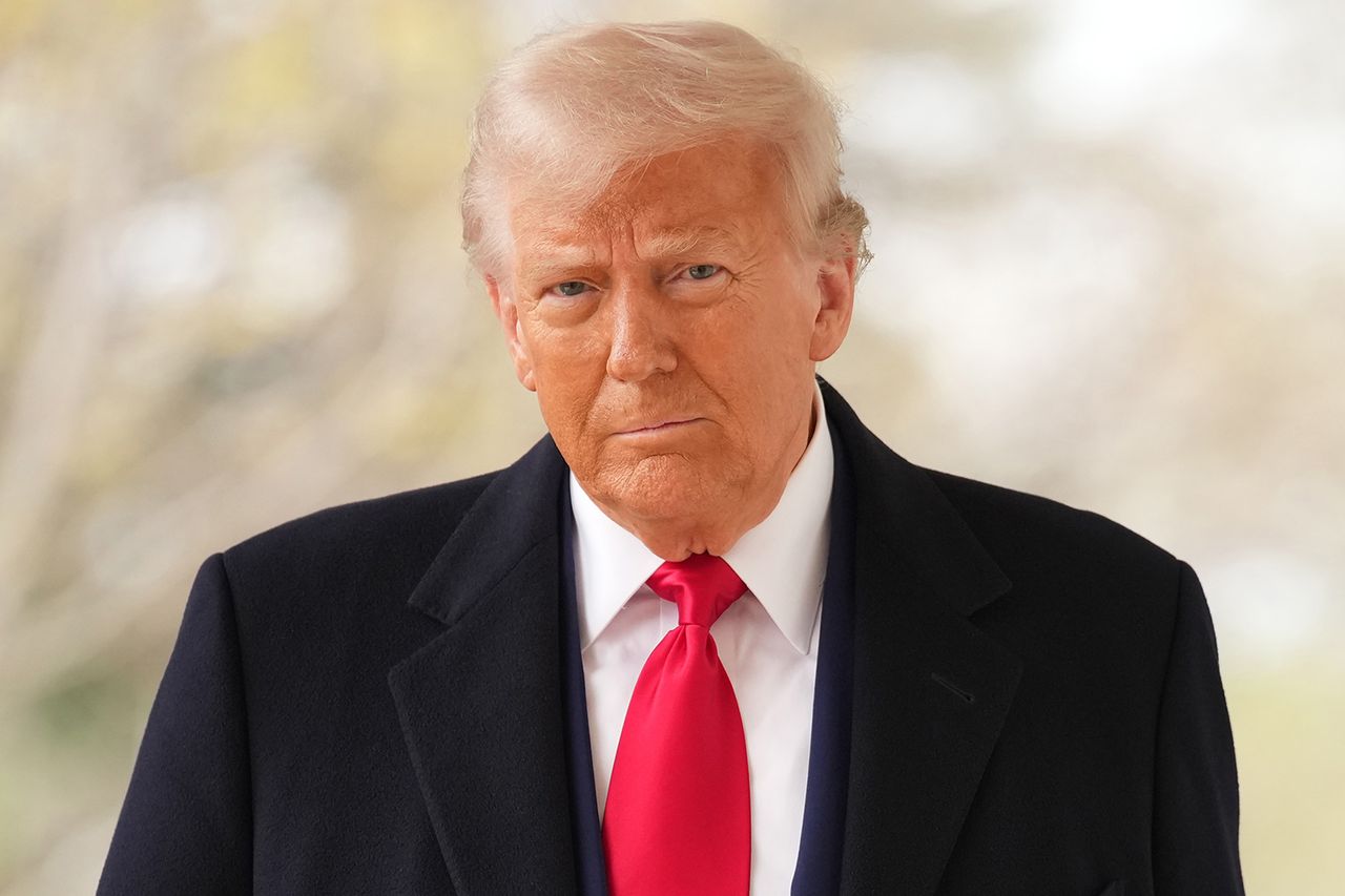 U.S. President Donald Trump arrives to speak during a “Make America Wealthy Again” trade announcement event Donald Trump in April 2025.Credit: Andrew Harnik/Getty