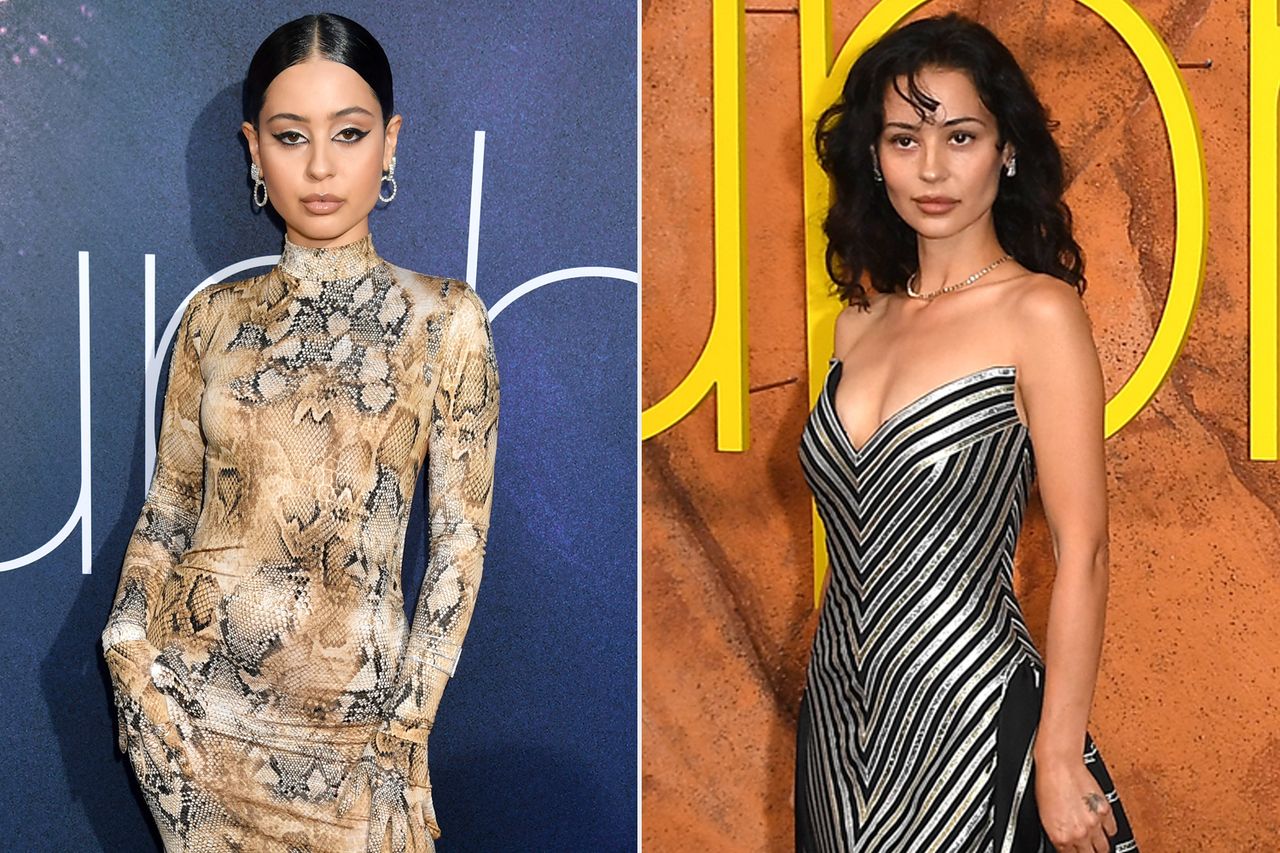A sidebyside image of two individuals at separate events each posing in designer outfits against event backdrops Alexa Demie in 2019; in 2026Credit: Getty(2)
