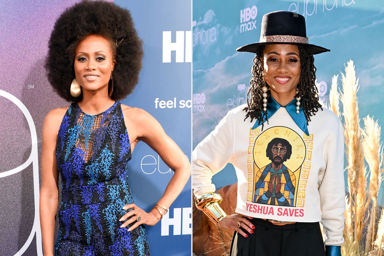 Two images side by side of an individual posing wearing different outfits at events Nika King in 2019; in 2026Credit: Getty(2)