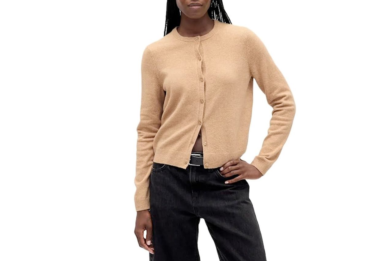 Gap Women's Cashsoft Cropped Cardigan Credit: Amazon