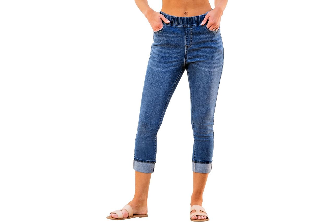GRAPENT Pull On Jeans Credit: Amazon
