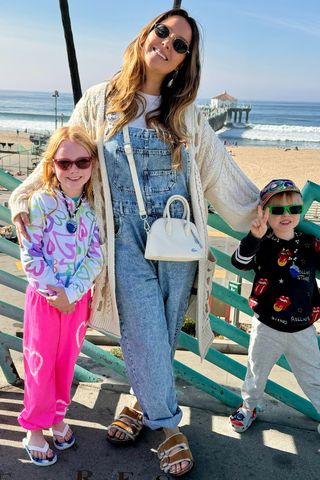 Camilla Luddington with kids Hayden and Lucas in 2018Credit: Camilla Luddington/Instagram