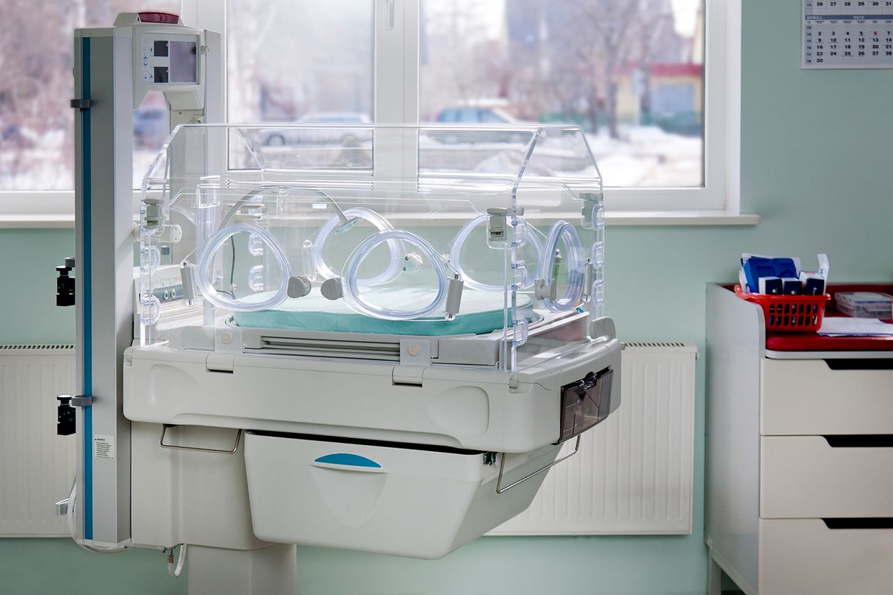 Stock image of the special care unit of a children's hospital, an Incubator crib, neonatal care.Credit: Getty