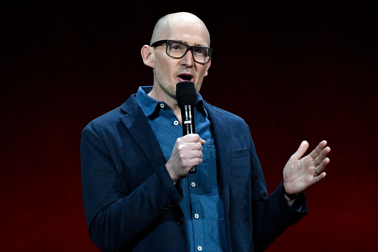 James Watkins speaks onstage during CinemaCon 2024 on April 10, 2024 in Las Vegas, Nevada.Credit: VALERIE MACON/AFP via Getty