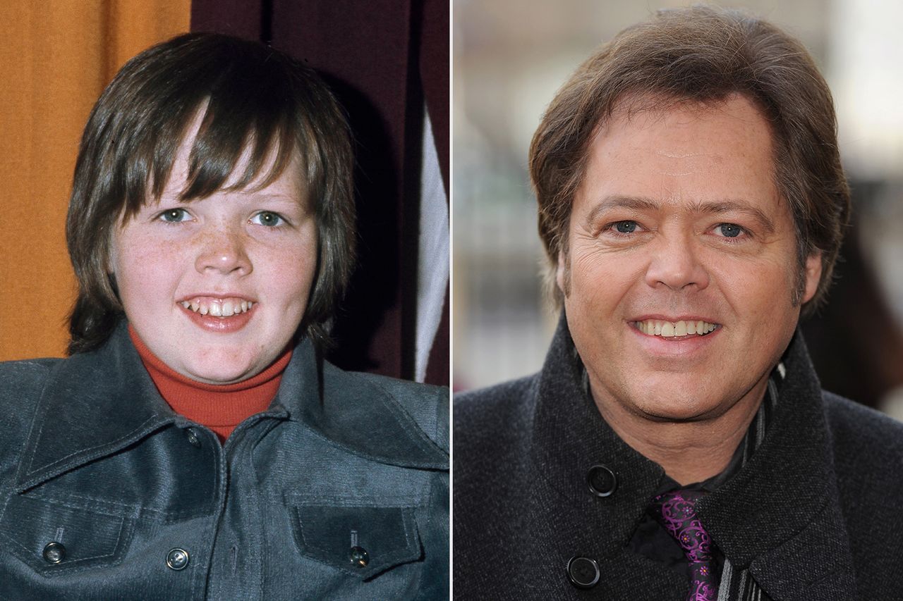 Jimmy Osmond in 1973 in Copenhagen, Denmark; Jimmy Osmond on Dec. 9, 2009, in London.Credit: Jorgen Angel/Redferns; Ian Gavan/Getty