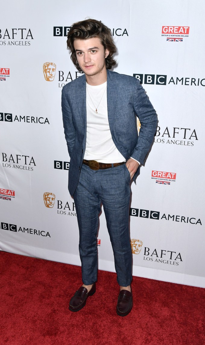 Joe Keery At The BAFTA Tea Party