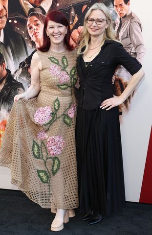Kate Flannery and Mary Lynn RajskubCredit: Tommaso Boddi/Getty