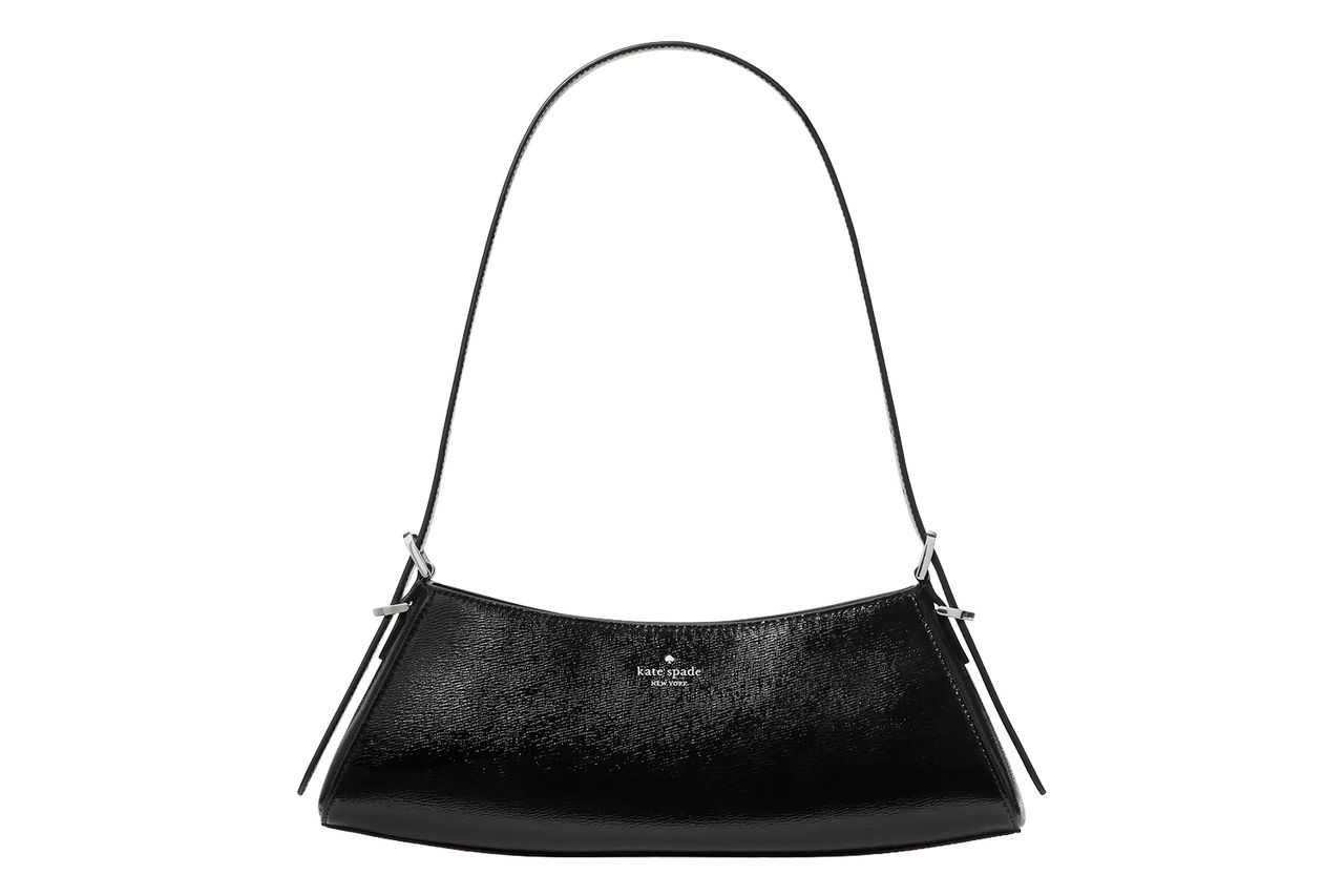 Frankie Textured Patent Leather Small East West Shoulder Credit: Kate Spade Outlet