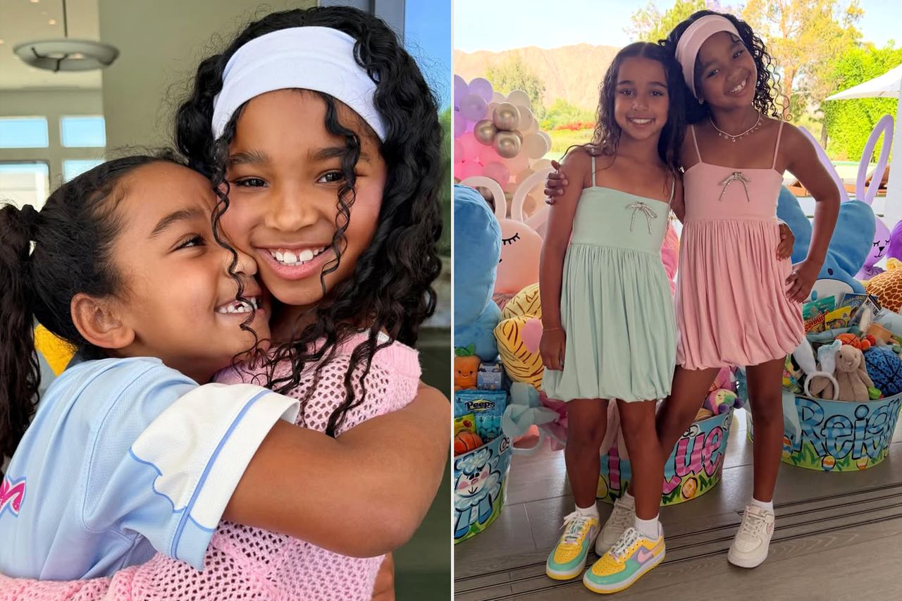 Khloe Kardashian, Easter, Instagram True Thompson and Dream Kardashian.Credit: Khloe Kardashian/Instagram