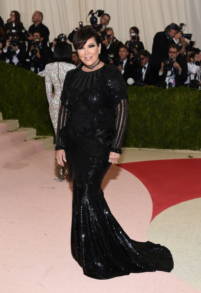 Kris Jenner At The 2016 Met Gala