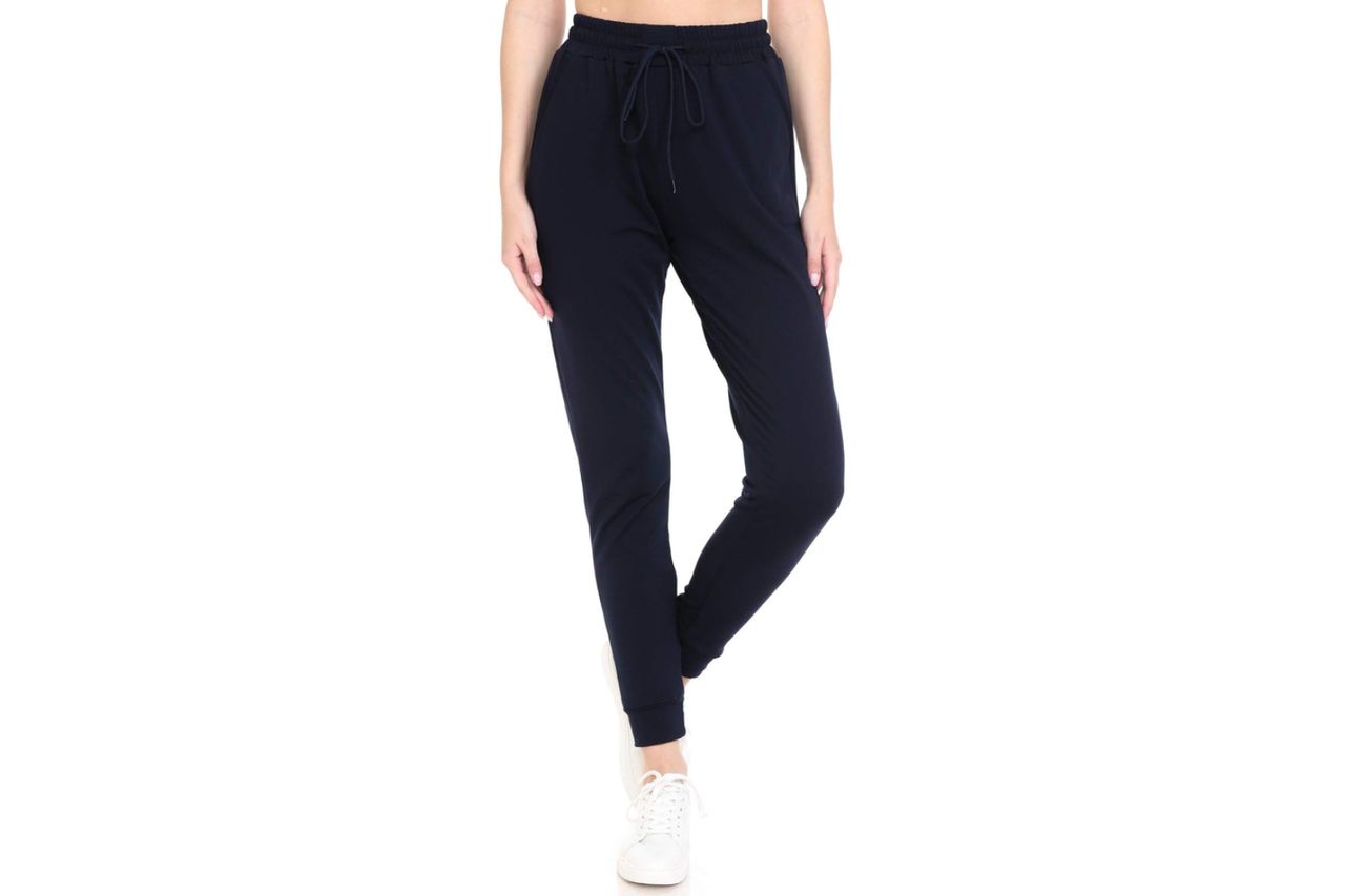 Leggings Depot Women's Jogger Track Cuff Sweatpants with Pockets for Yoga, Workout Credit: Amazon