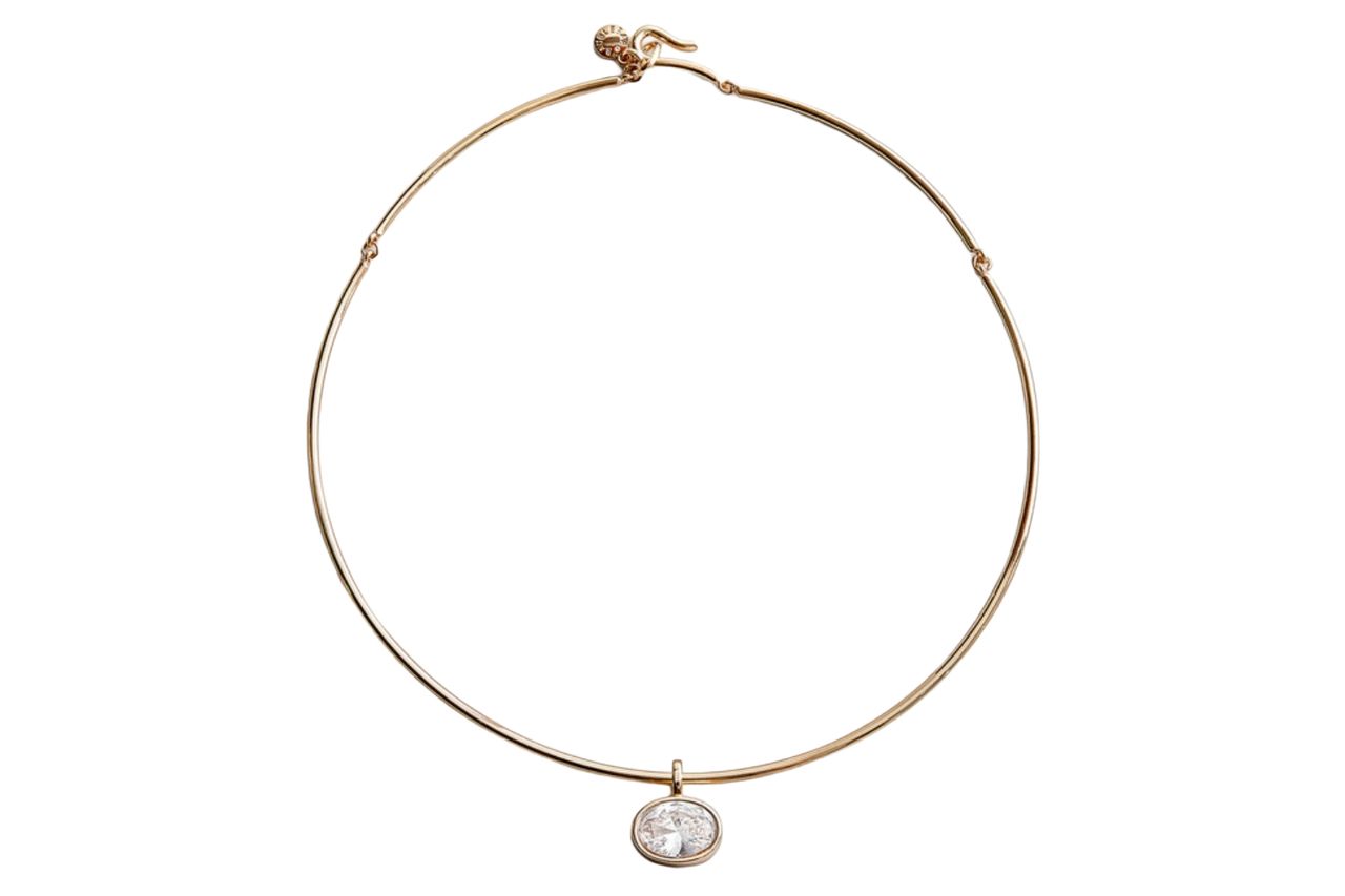 Lexi Crystal Collar Necklace - Gold Credit: Baublebar