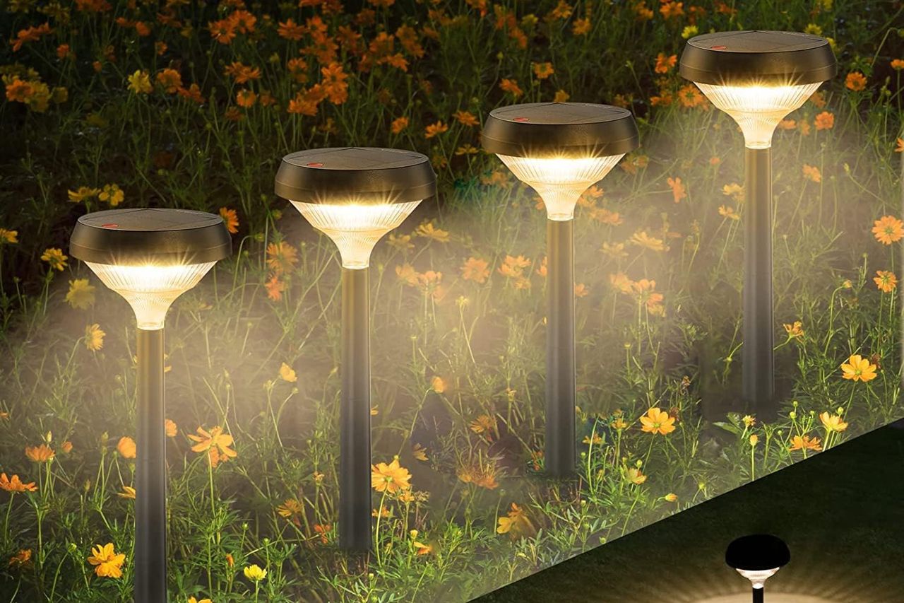 Linkind Solar Pathway Lights 8 Pack, Solar Lights Outdoor Credit: Amazon