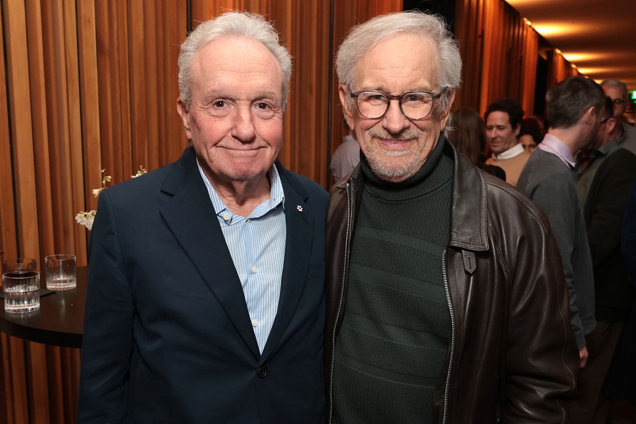 Lorne Michaels and Steven SpielbergCredit: Eric Charbonneau/Focus Features via Getty