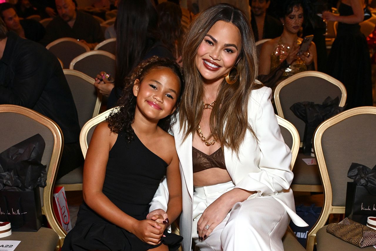 Luna Legend and Chrissy TeigenCredit: Michael Kovac/Getty