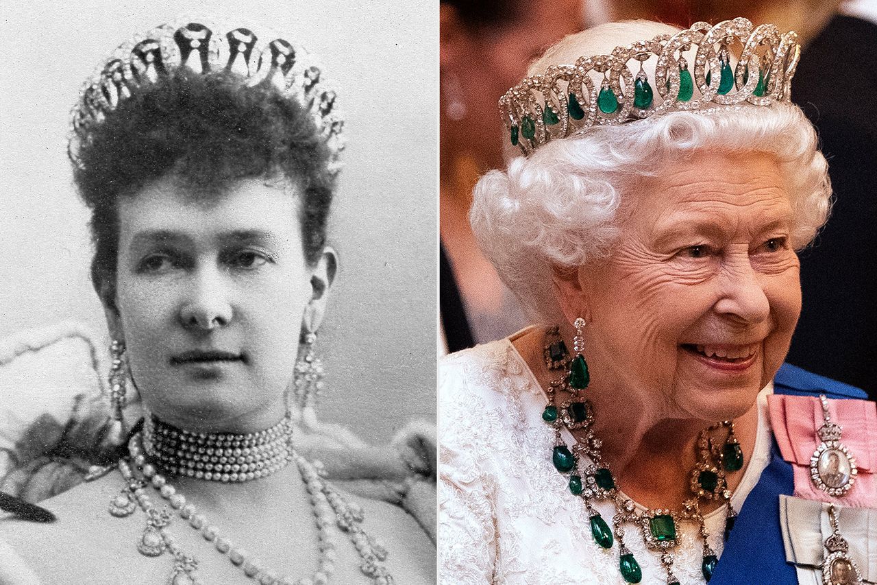Maria Pavlovna; Queen Elizabeth II on December 11, 2019 in London, England. Maria Pavlovna; Queen Elizabeth II on December 11, 2019 in London, England.Credit: Karl Bulla/ullstein bild via Getty; Victoria Jones - WPA Pool/Getty