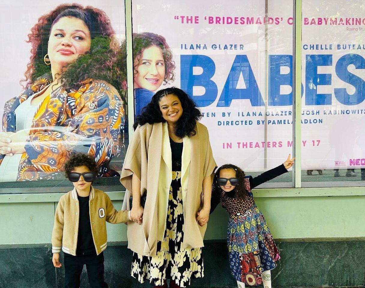 Michelle Buteau and her kids Hazel and Otis. Michelle Buteau and her kids Hazel and Otis.Credit: Michelle Buteau Instagram