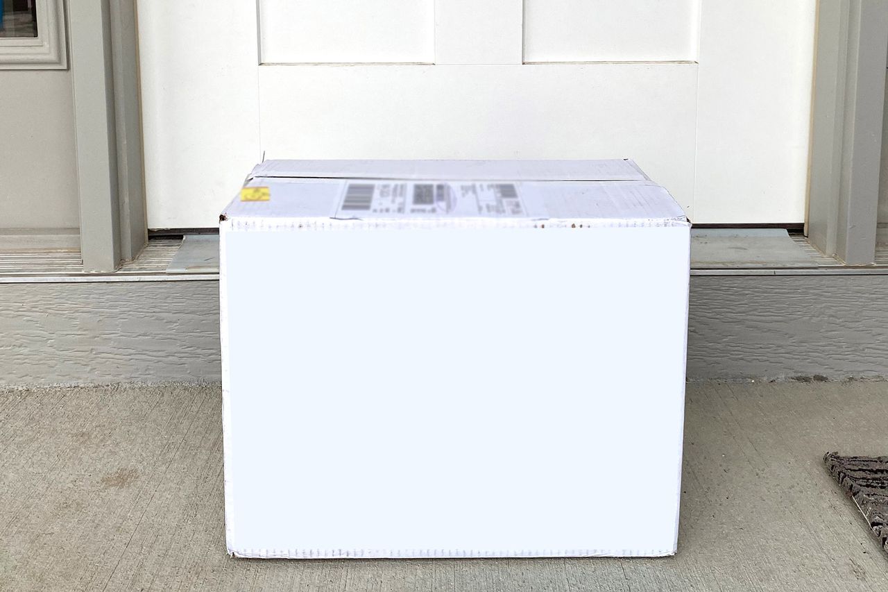 Package on doorstep (stock image)Credit: Getty