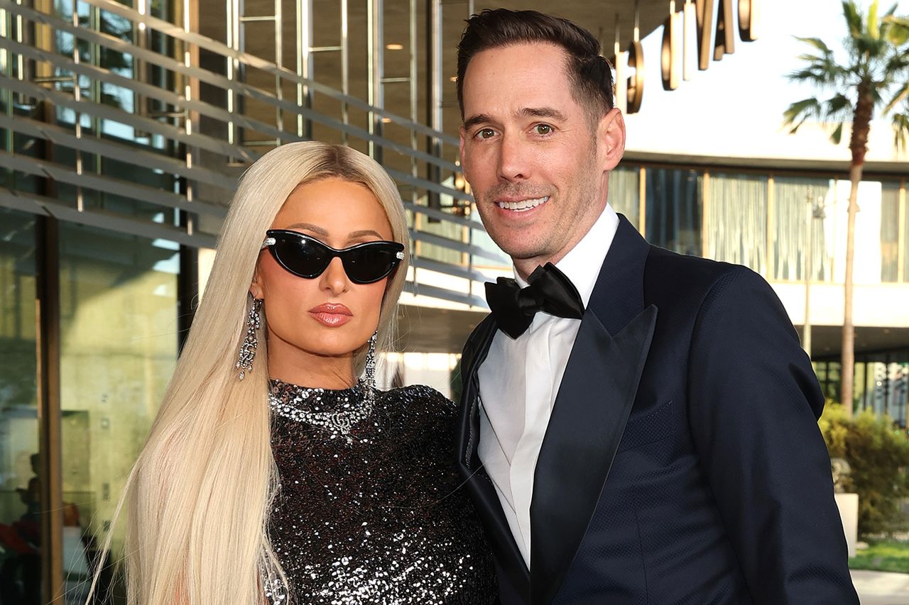 Paris Hilton and Carter ReumCredit: Amy Sussman/Getty