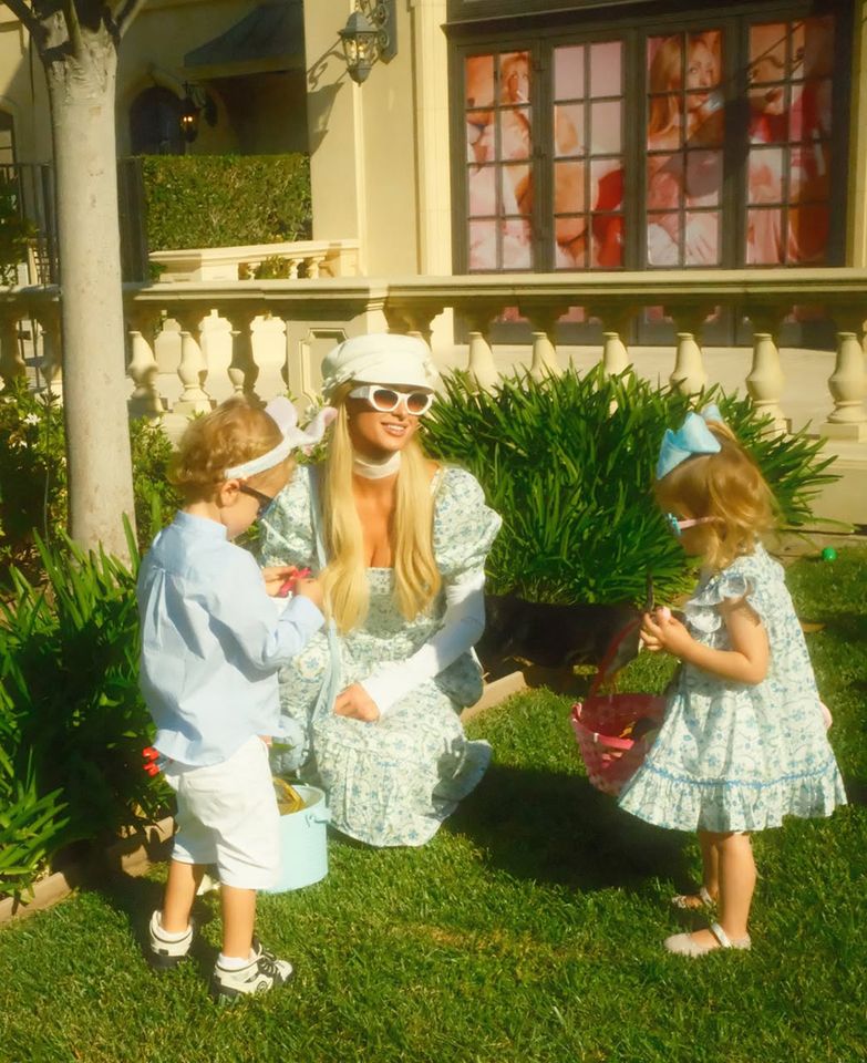 Paris Hilton Easter Bunny Pics with Her Kids Paris Hilton with her children London and PhoenixCredit: Paris Hilton/Instagram