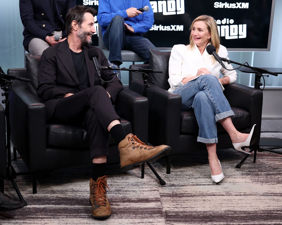 Keanu Reeves and Cameron Diaz Credit: Cindy Ord / Getty