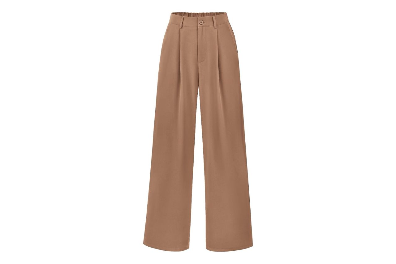 PRETTYGARDEN Wide Leg Pants for Women Trendy 2026 Fall High Waisted Business Casual Credit: Amazon