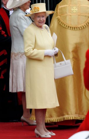 Queen Elizabeth is pictured at Westminster Abbey in London for the wedding of Prince William and Kate Middleton on April 29, 2011Credit: Kurt Krieger/Corbis