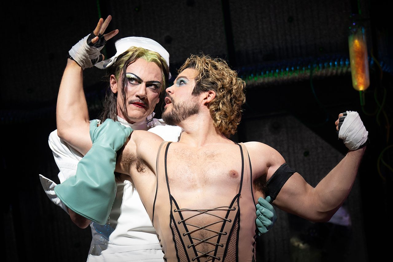 Luke Evans and Josh Rivera in 'The Rocky Horror Show'Credit: Joan Marcus