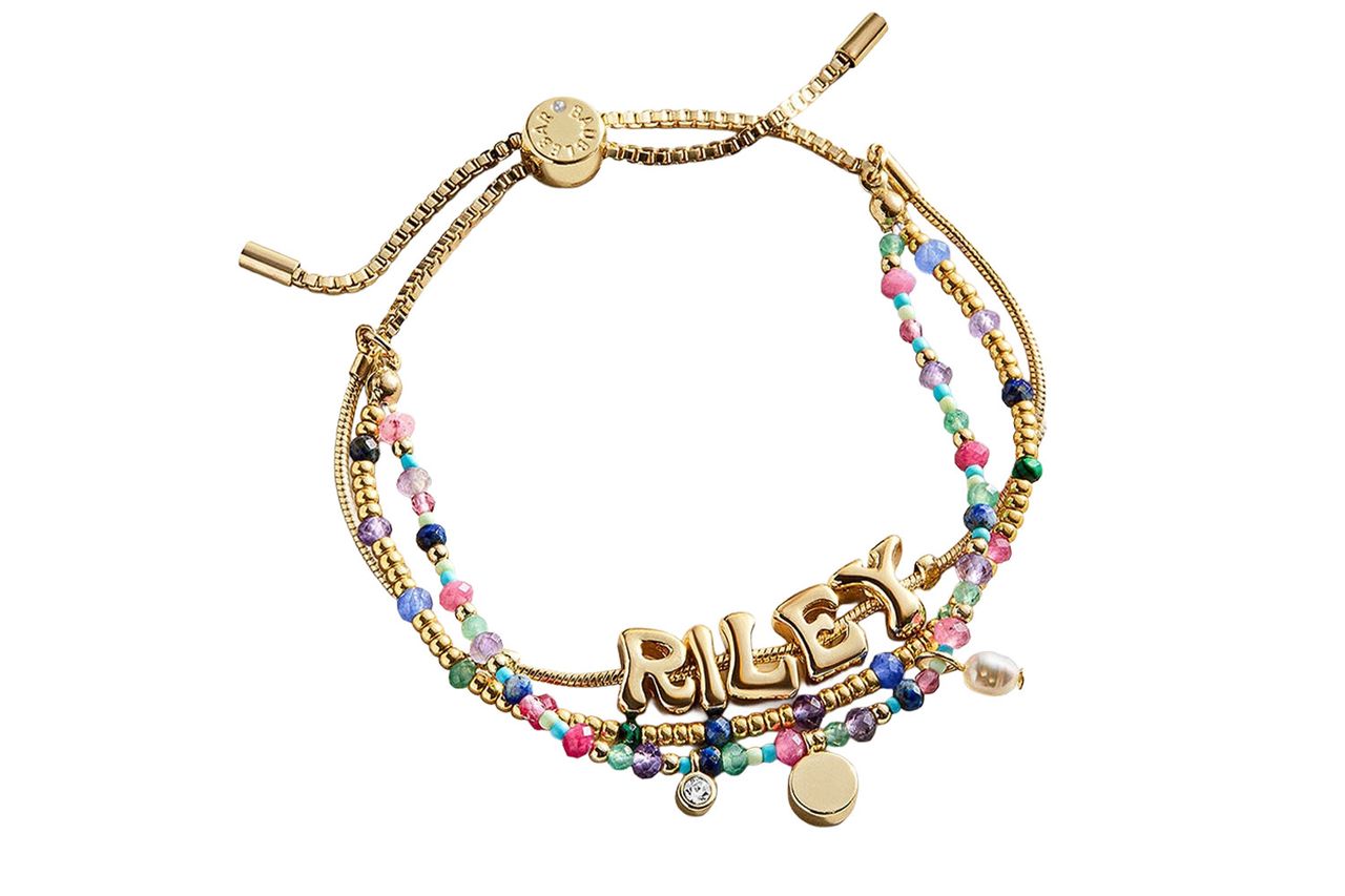 Rowan Semi-Precious Custom Layered Bracelet Credit: Baublebar