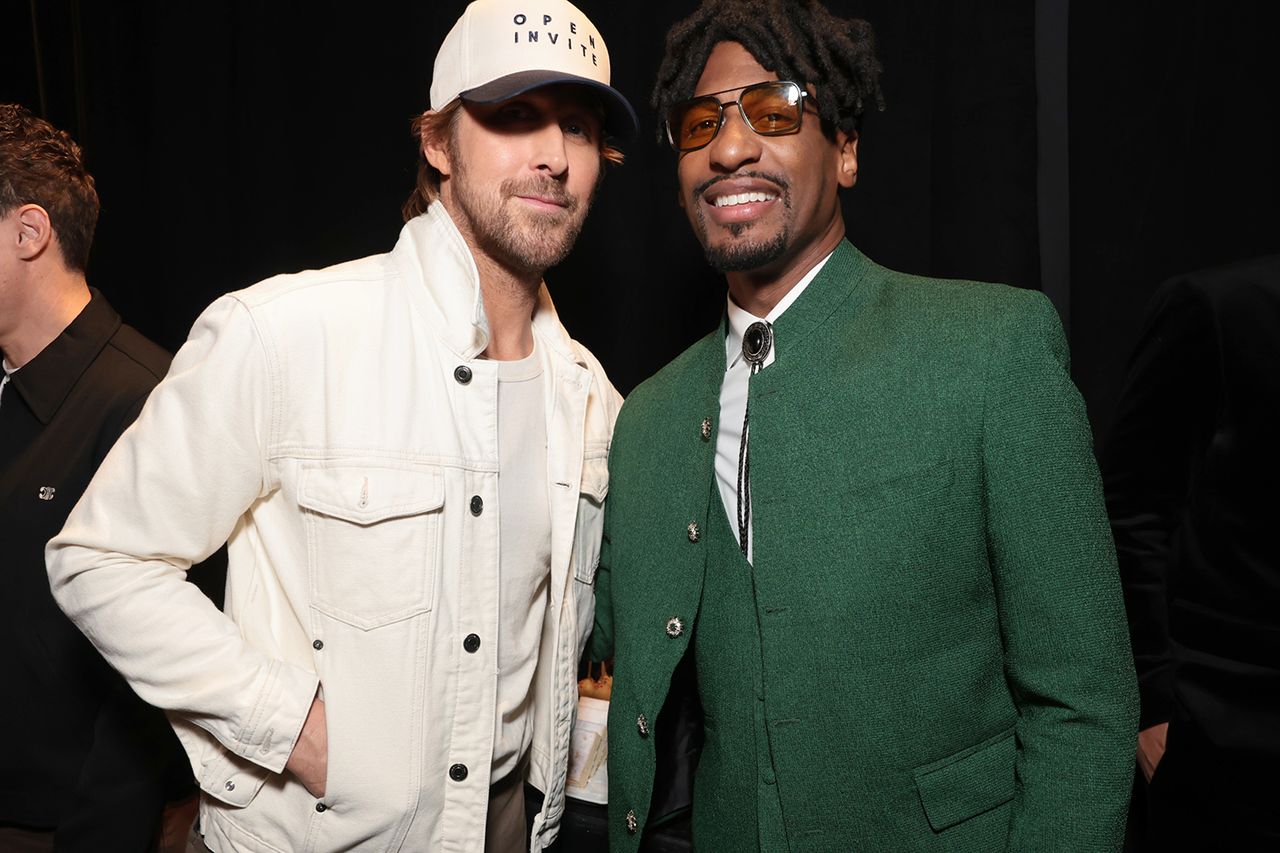 Ryan Gosling and Jon BatisteCredit: Eric Charbonneau/Amazon MGM Studios via Getty
