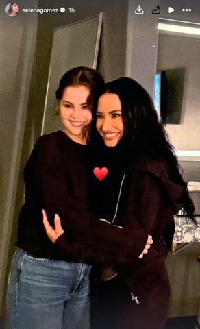 Selena Gomez posts sweet message after attending Demi Lovato concertCredit: Selena Gomez/Instagram