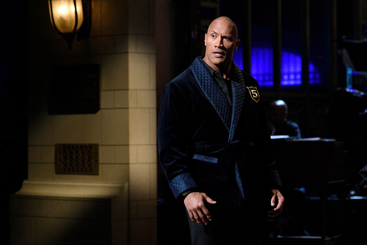 Dwayne 'The Rock' Johnson on SNLCredit: Getty